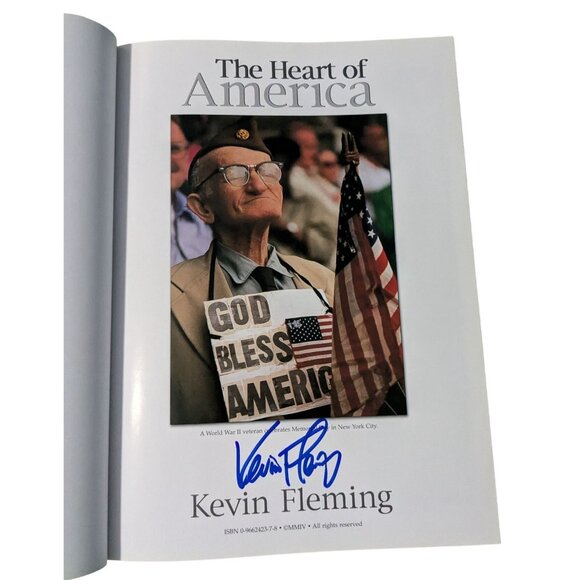 The Heart Of America By Kevin Fleming Hardcover First Autographed Edition - Picture 2 of 16